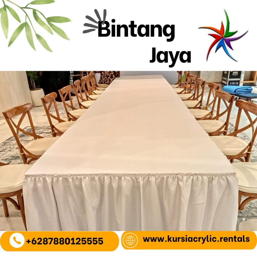 Layanan Sewa Cross Back Chairs Jakarta