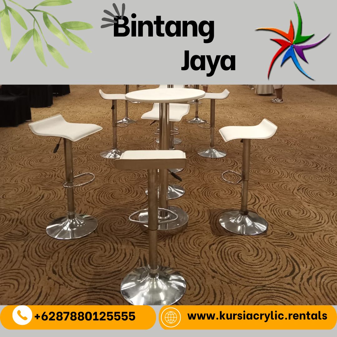 Sewa Kursi Barstool Set Meja Jakarta