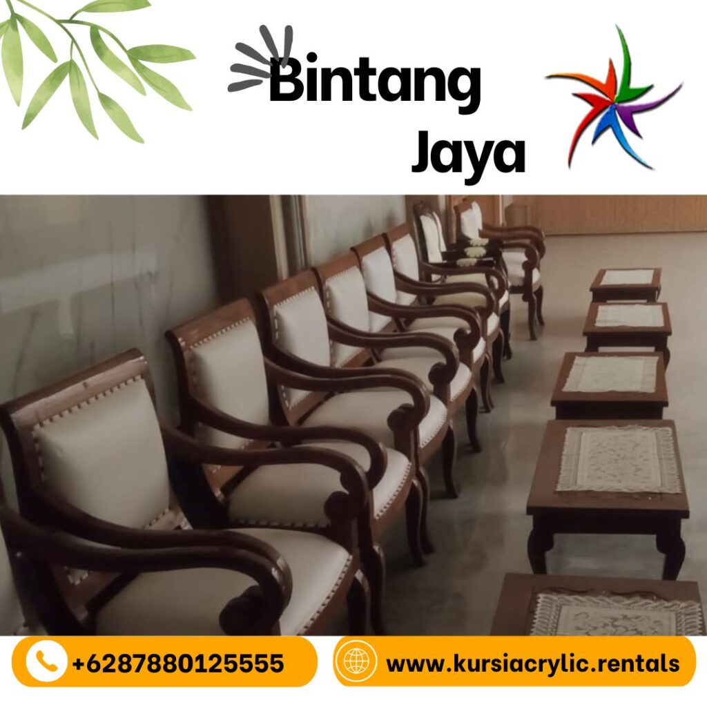 Sewa Kursi VIP Kayu Jati Kokoh Harga Hemat Jakarta
