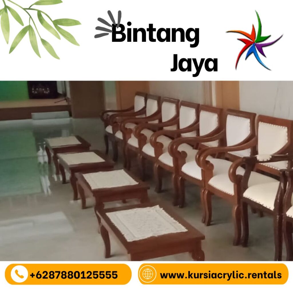 Sewa Kursi VIP Kayu Jati Kokoh Harga Hemat Jakarta