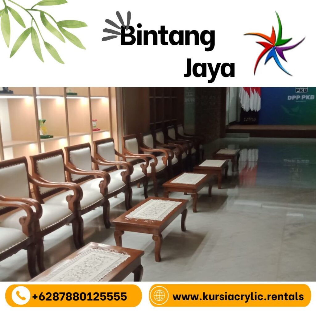 Sewa Kursi VIP Kayu Jati Kokoh Harga Hemat Jakarta
