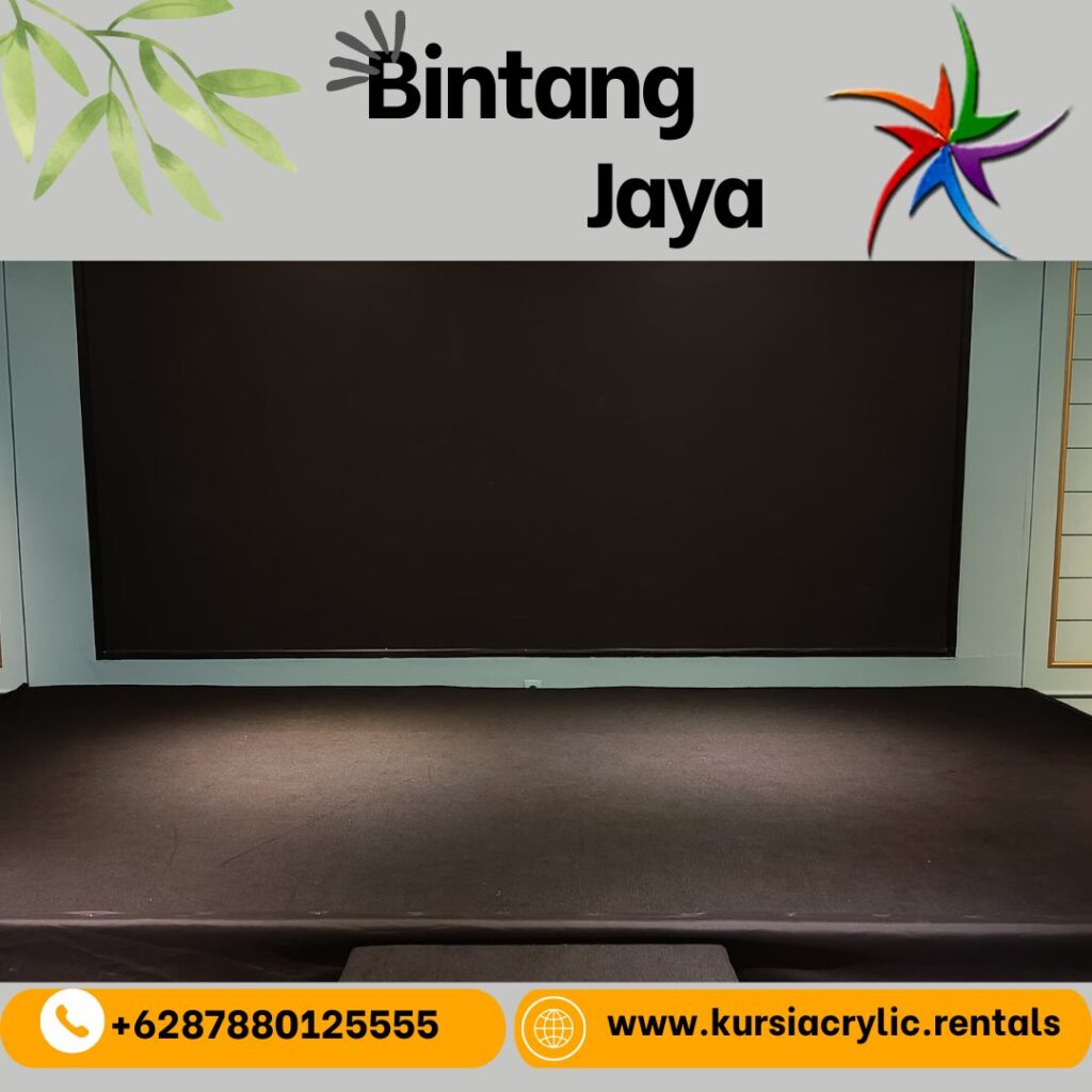 Pusat Sewa Panggung Kotak Karpet Hitam Jakarta