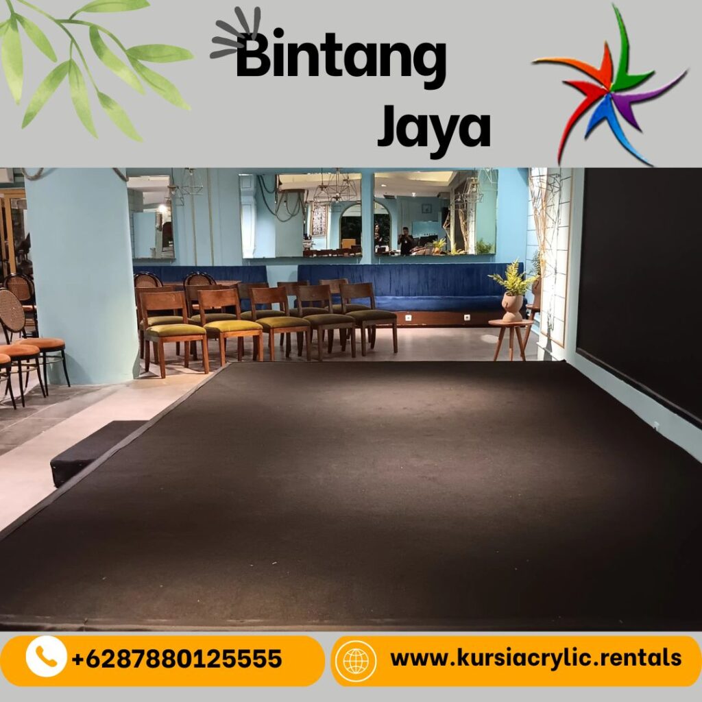 Pusat Sewa Panggung Kotak Karpet Hitam Jakarta