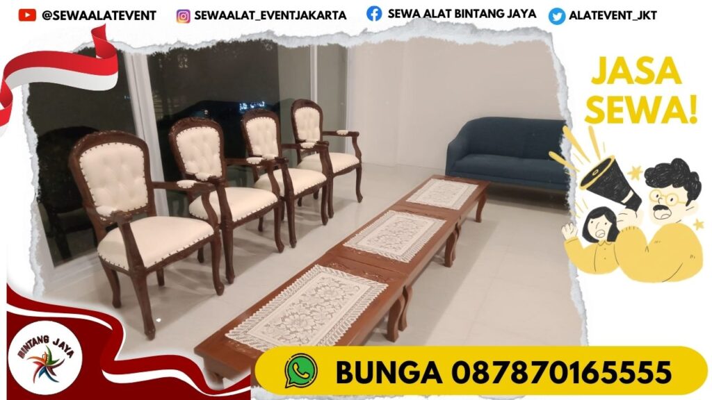 SEWA KURSI VIP TYPE JOKOWI JAKARTA