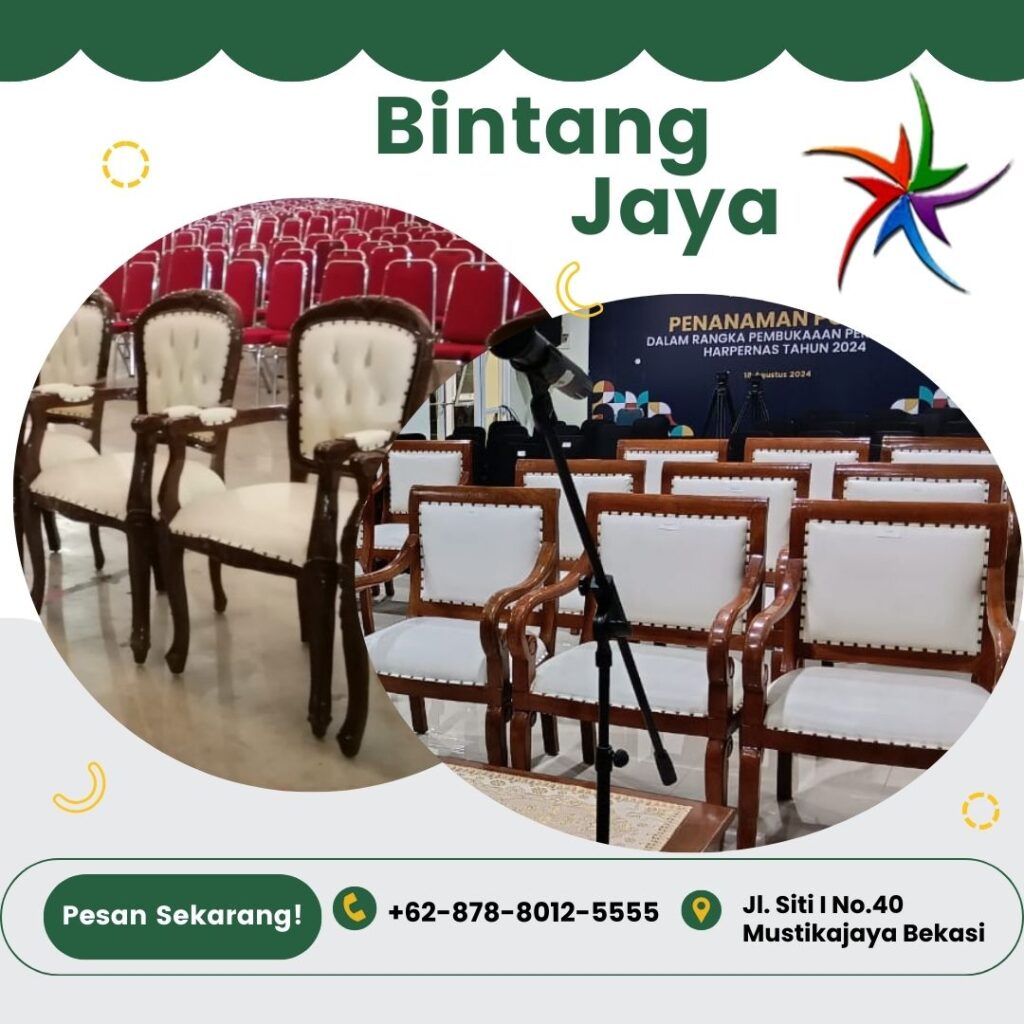 Jasa Sewa Kursi Kayu VIP Terdekat Jakarta