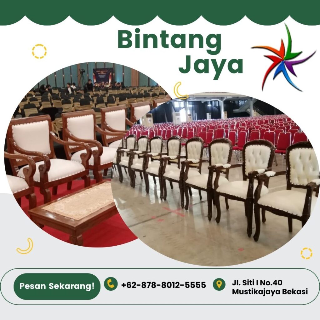 Jasa Sewa Kursi Kayu VIP Terdekat Jakarta