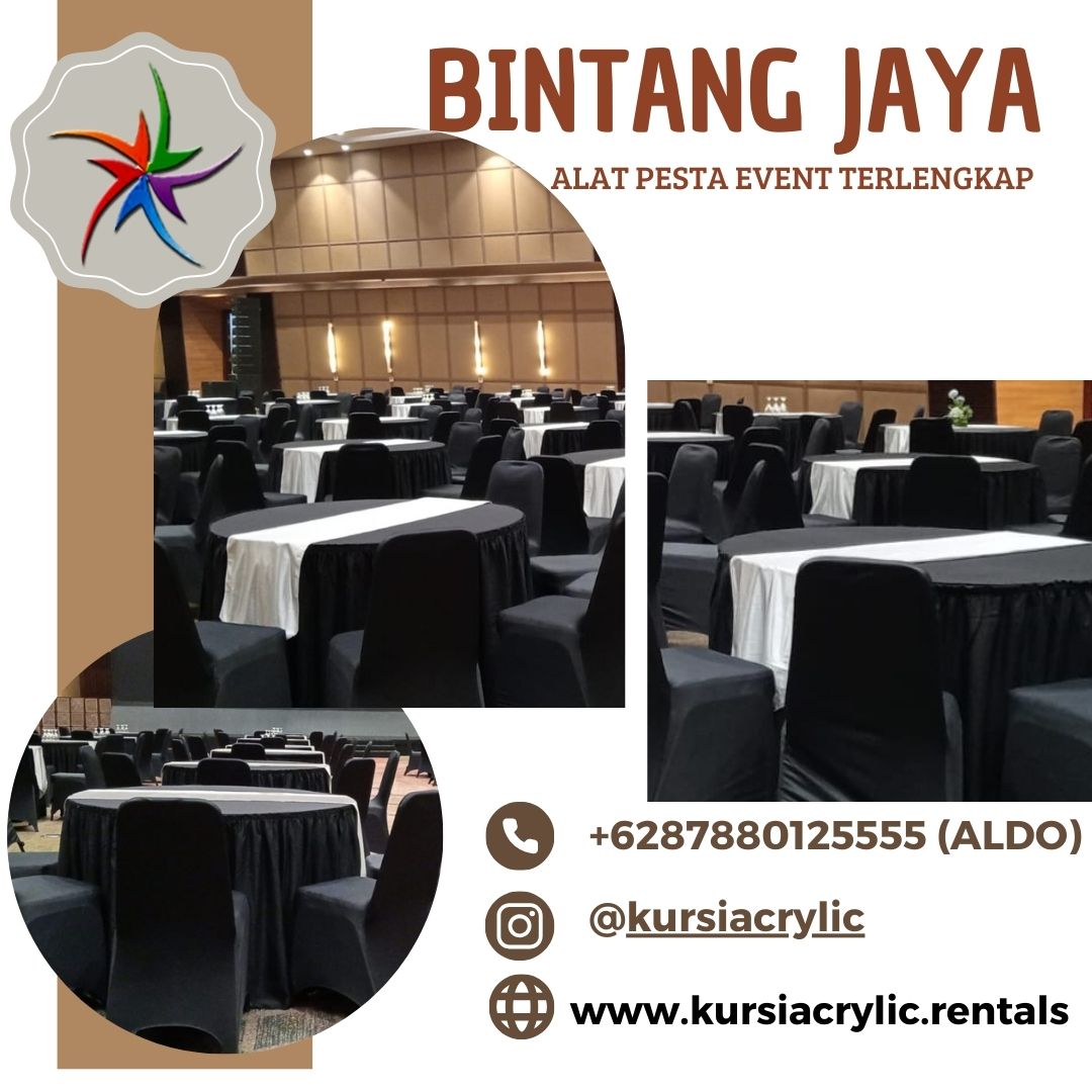 Sewa Meja Terdekat Type Bundar Diameter 120cm Area Bandung