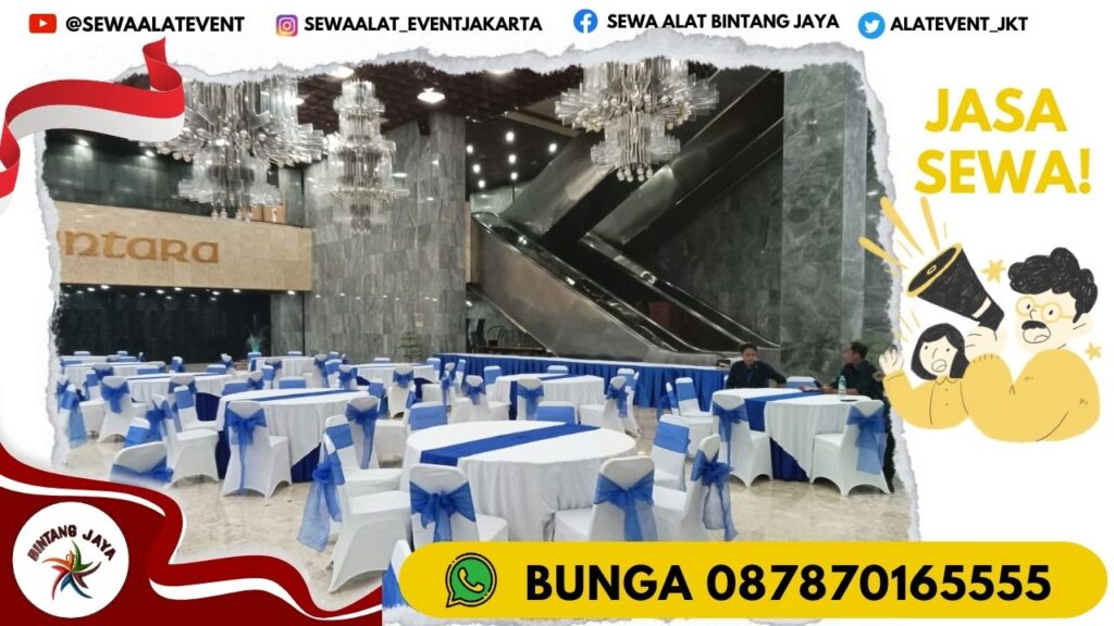 PUSAT SEWA MEJA JUMBO TYPE BUNDAR DIAMETER 220CM JAKARTA