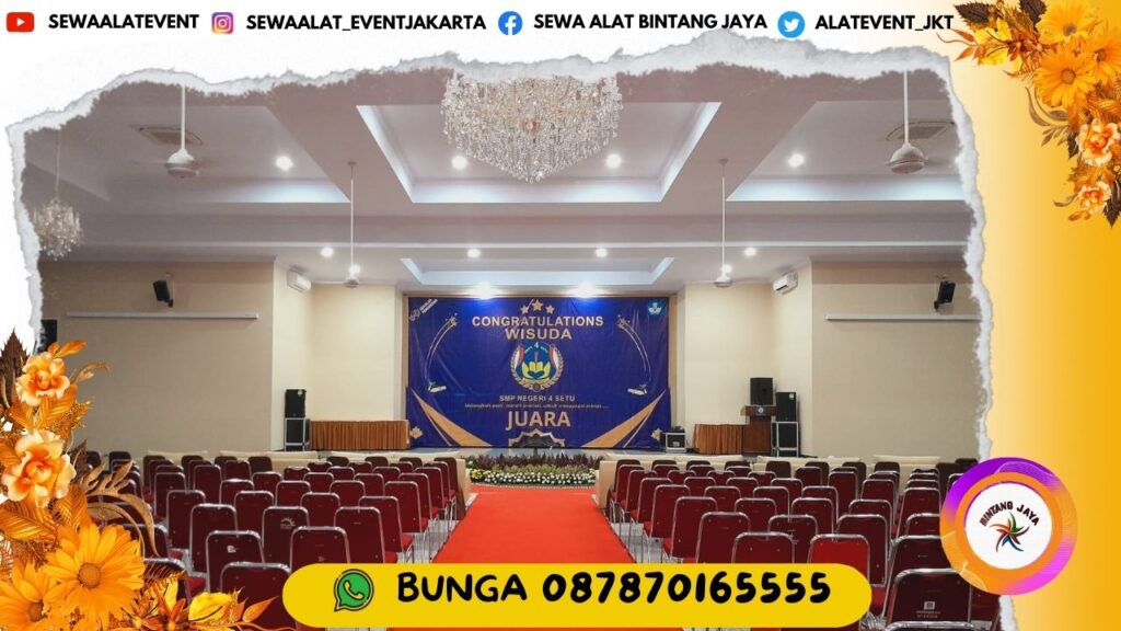 RENTAL KURSI TYPE STANDAR MODEL FUTURA SATINLESS BUSA MERAH JAKARTA