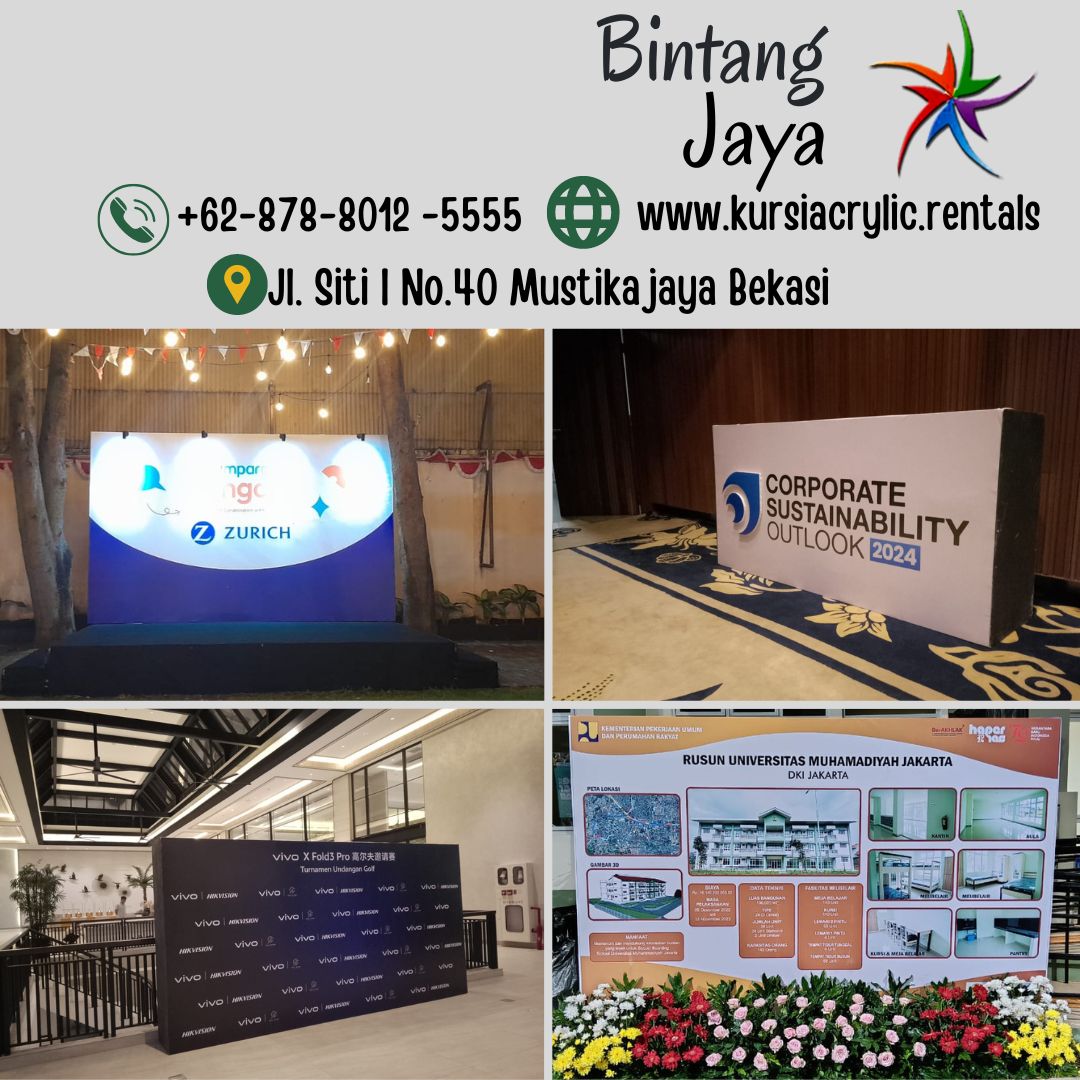 Sewa Backdrop Panggung Dan Meja Terdekat Jakarta