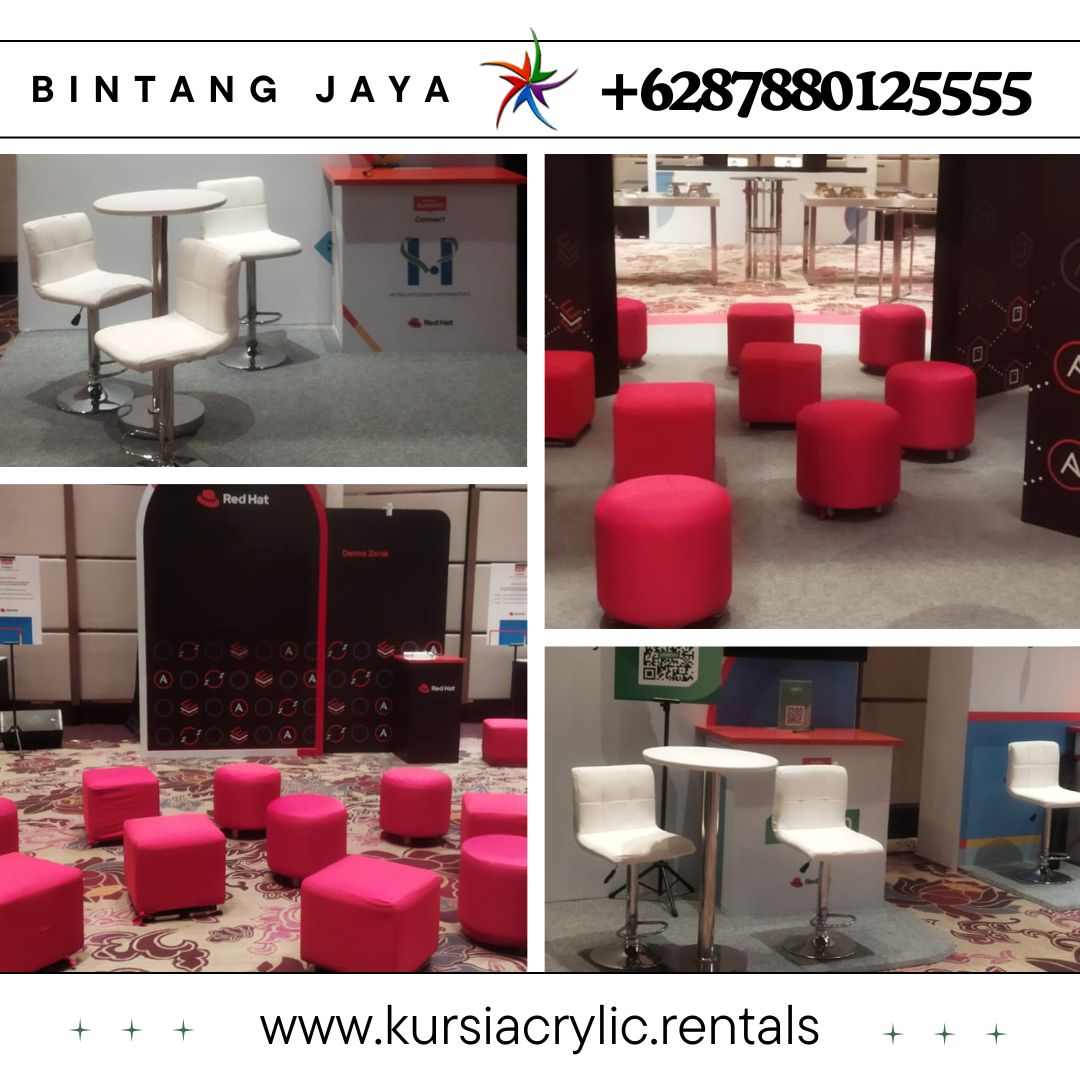 Sewa Meja Kursi Barstool Dan Puff Event Fairmount Hotel Jakarta