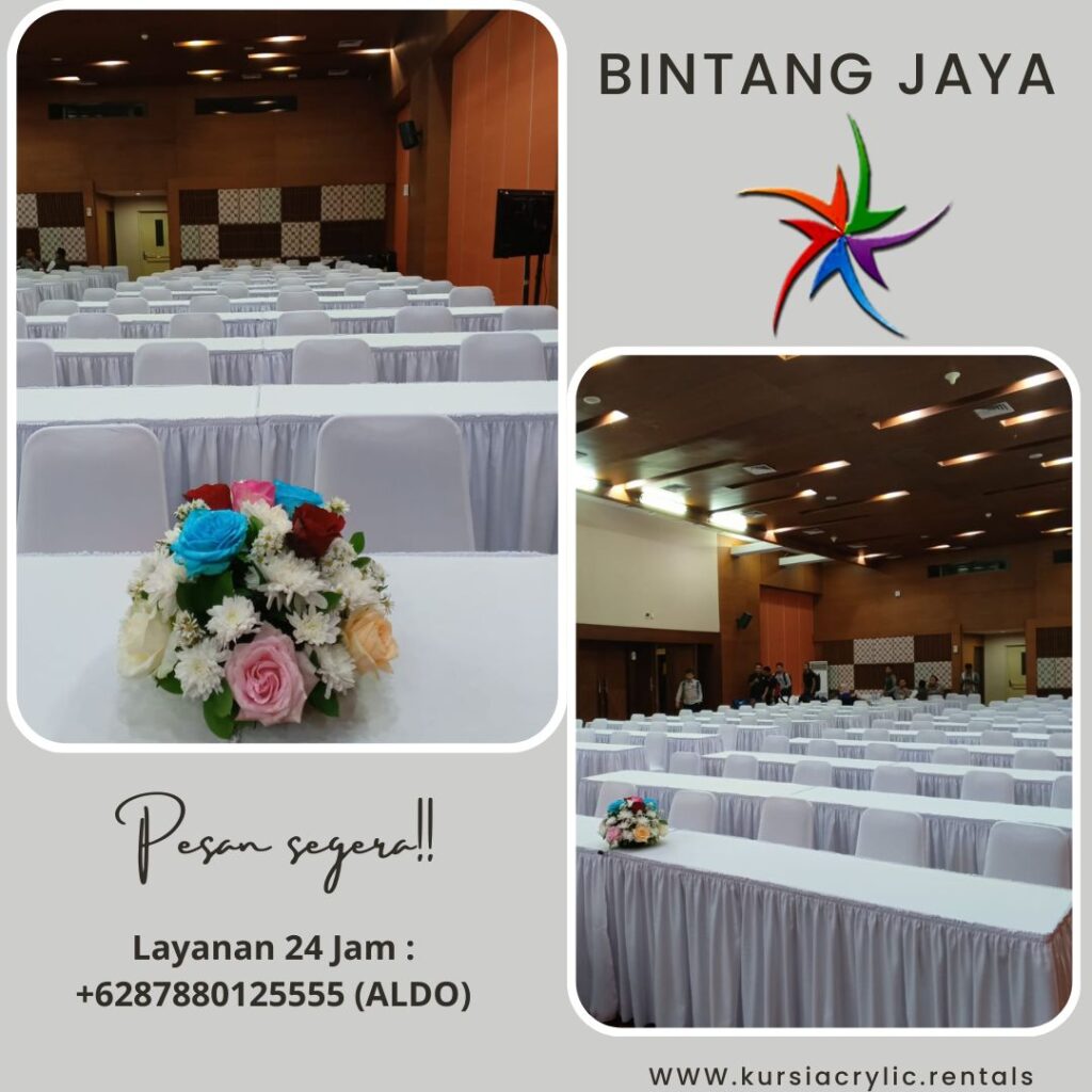 Sewa Meja Type Ibm Cover Putih Set Kursi Futura Area Jakarta
