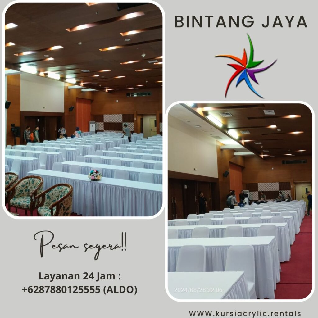 Sewa Meja Type Ibm Cover Putih Set Kursi Futura Area Jakarta
