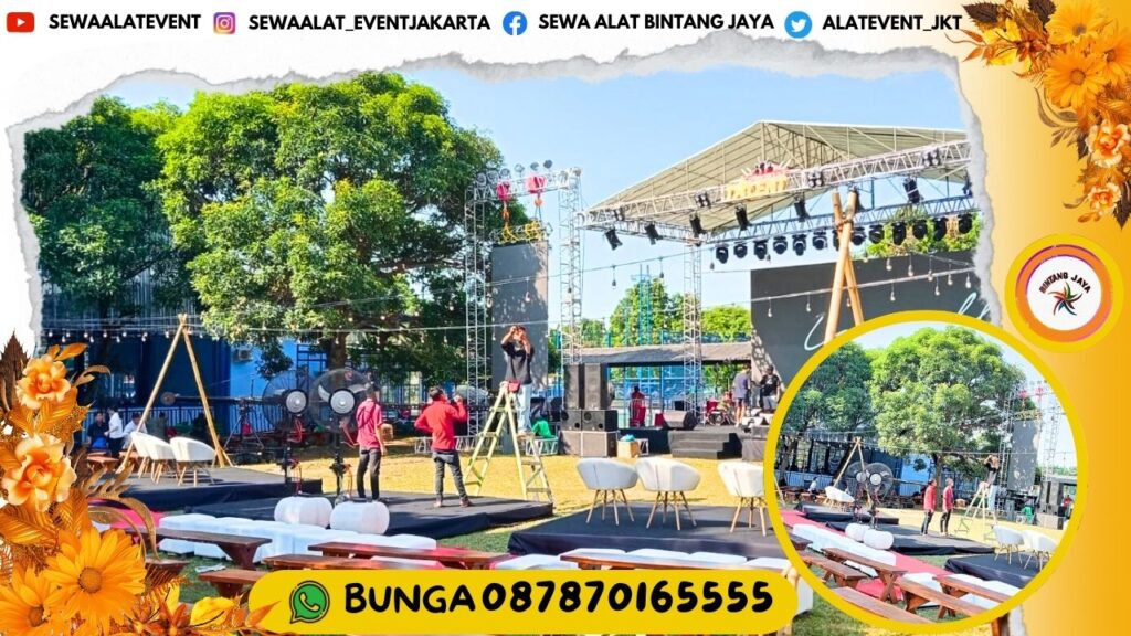 SEWA KURSI MEJA TAMAN LAMPU GANTUNG CAFE DAN SARNAFIL AREA JAKARTA