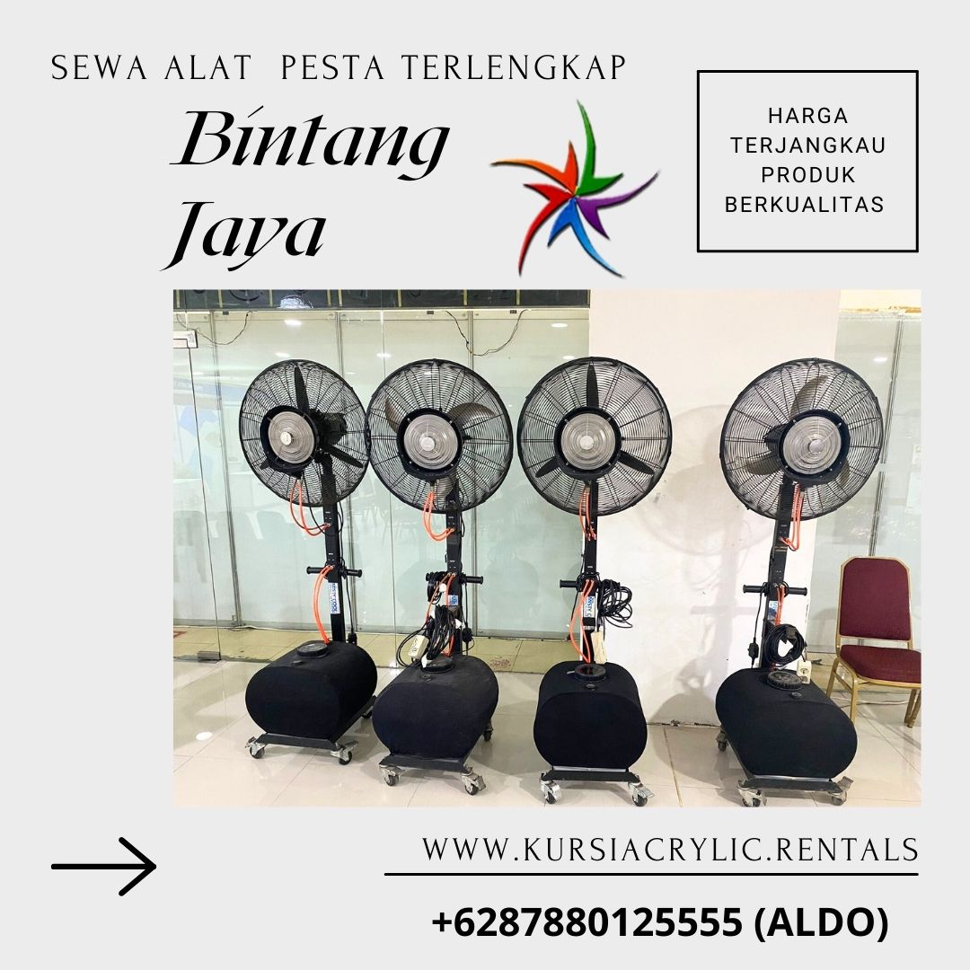 Sewa Blower Air Cooler Misty Fan Area Jakarta