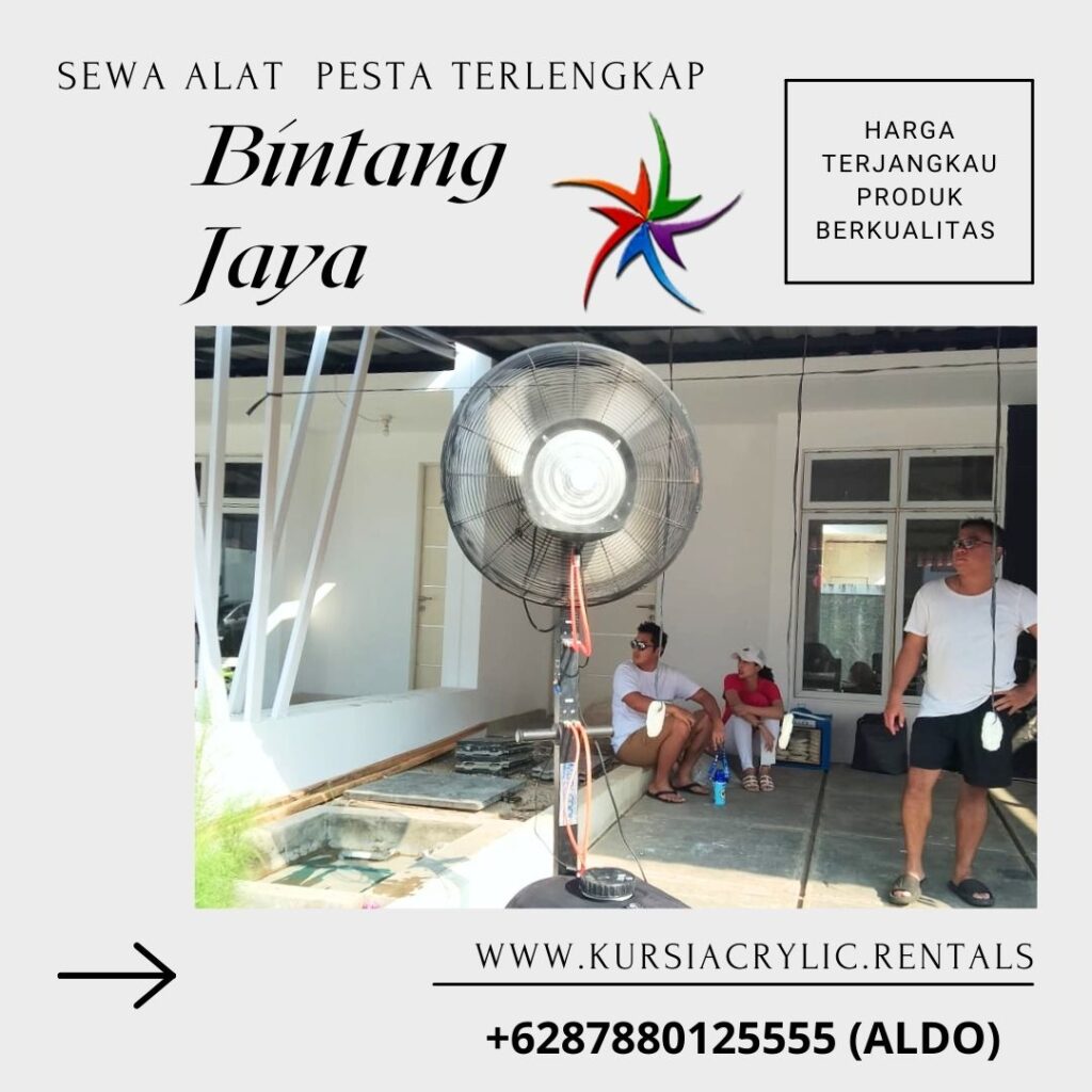 Sewa Blower Air Cooler Misty Fan Area Jakarta
