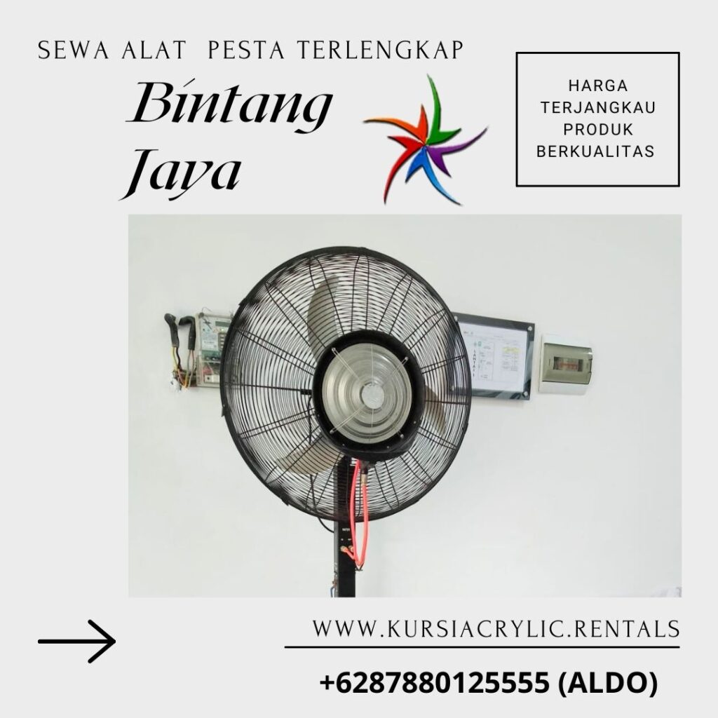 Sewa Blower Air Cooler Misty Fan Area Jakarta