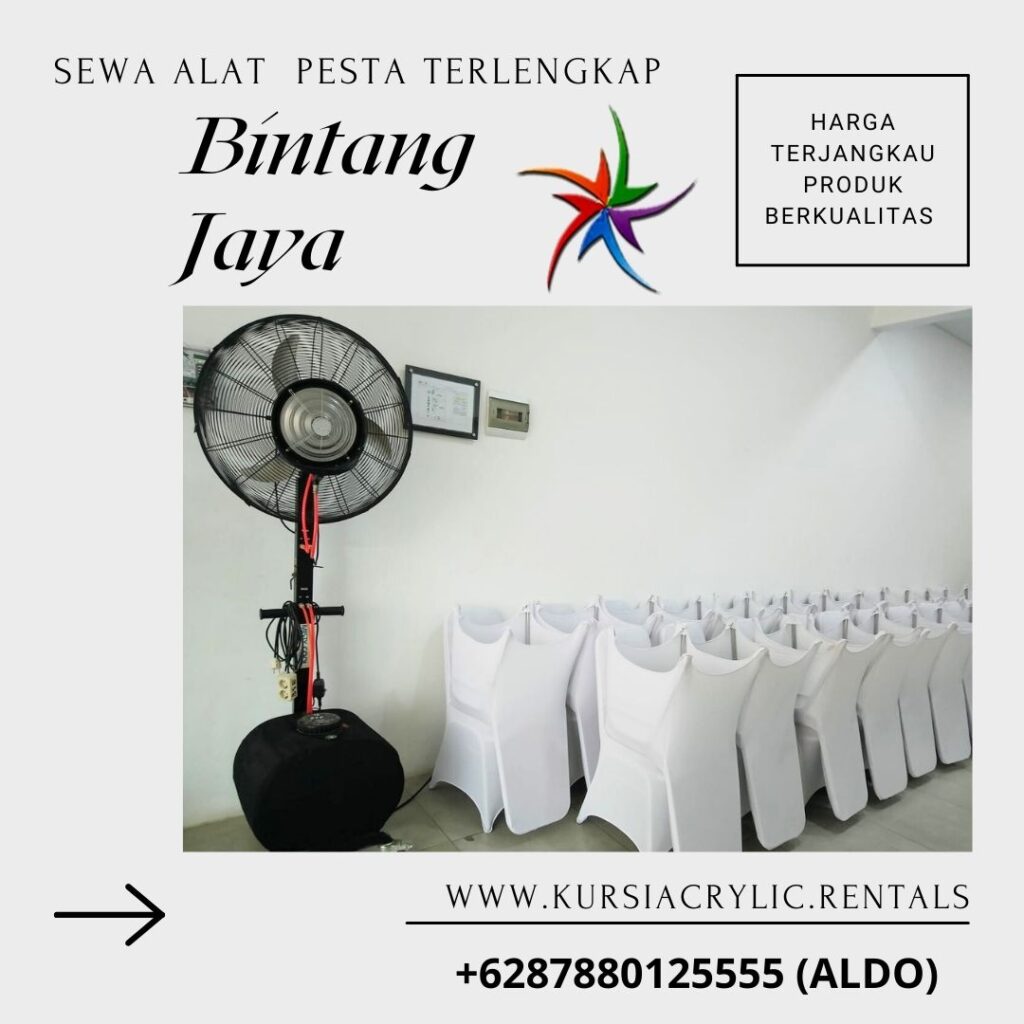 Sewa Blower Air Cooler Misty Fan Area Jakarta