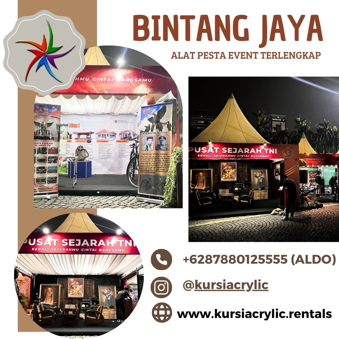 Sewa Tenda Type Sarnafil Kerucut Dan Tirai Background Area Jakarta