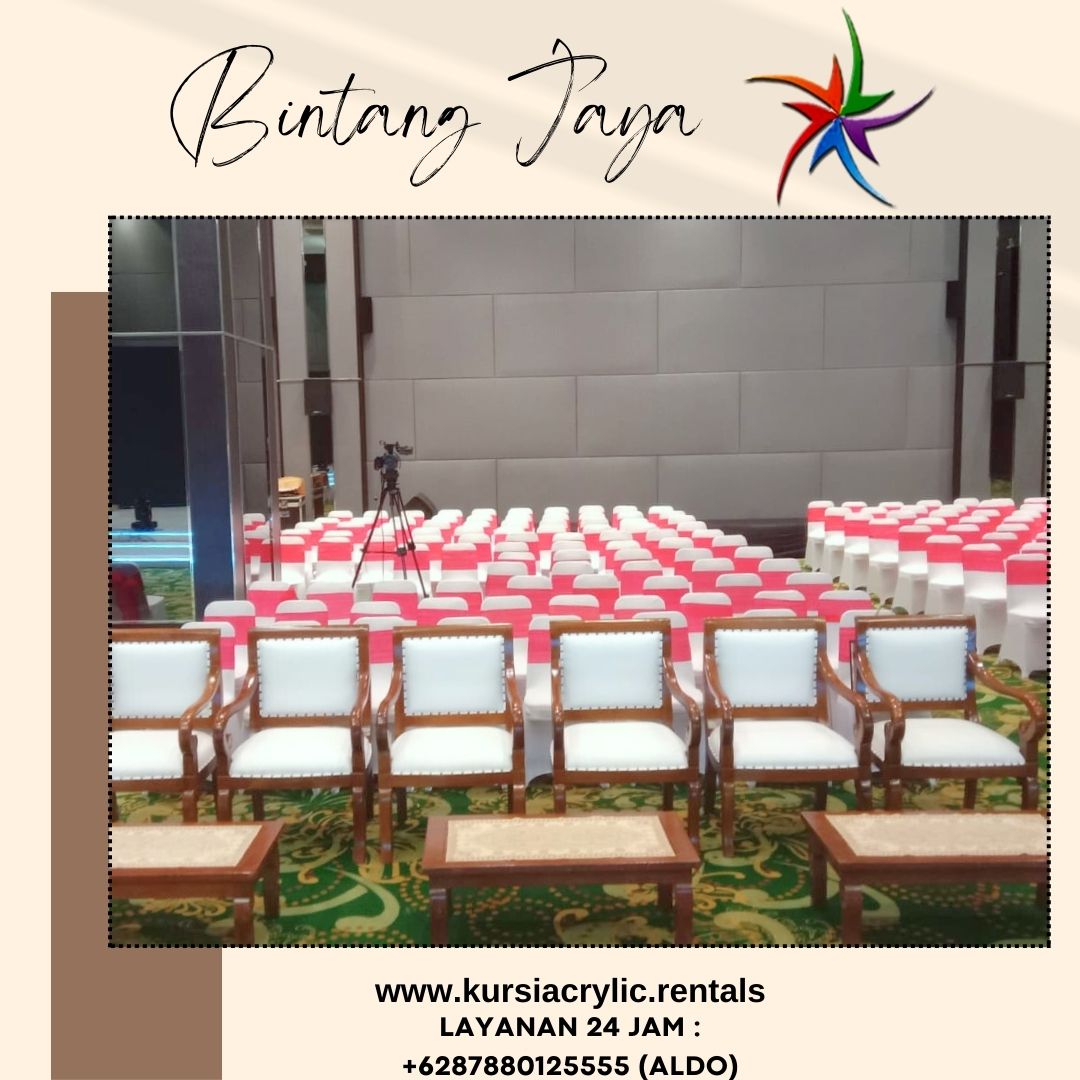 Sewa Kursi Standar Dan Vip Type Kayu area Terdekat Jakarta