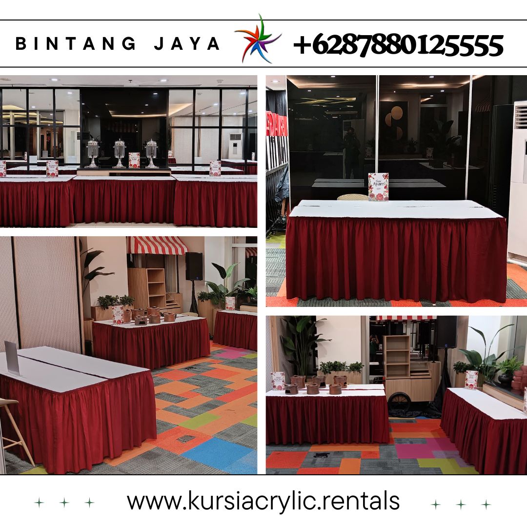 Sewa Meja Type Ibm Cover Skirting Area Terdekat Jakarta