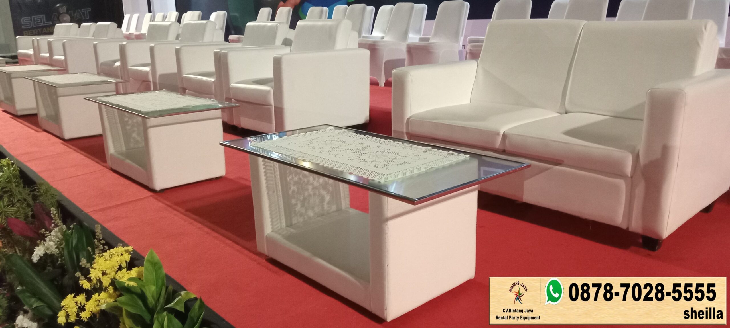 Sewa Sofa Single Kursi Type Minimalis Kotak Area Terdekat Bandung