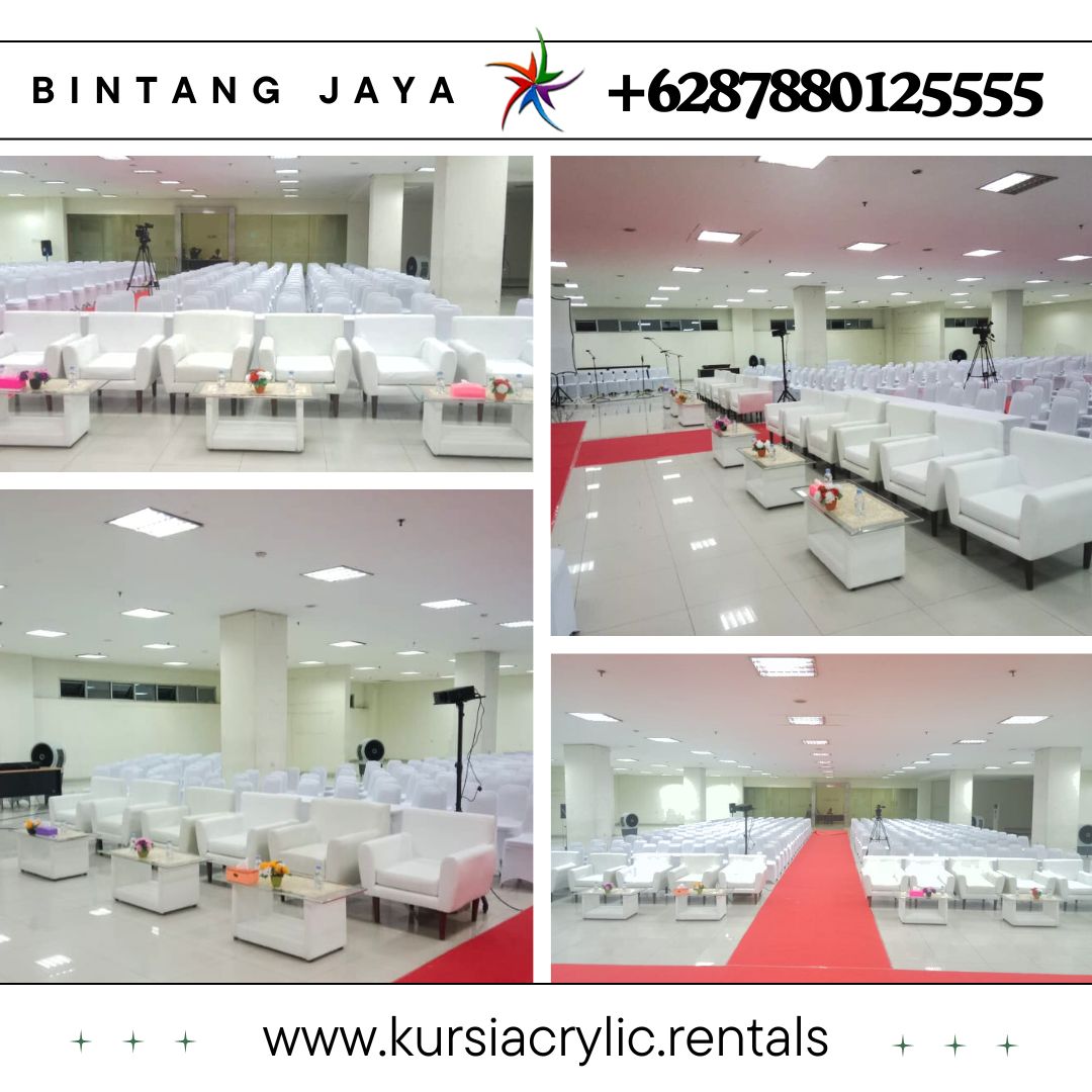 Sewa Sofa Single Siter Type Kursi Minimalis Putih Area Jakarta
