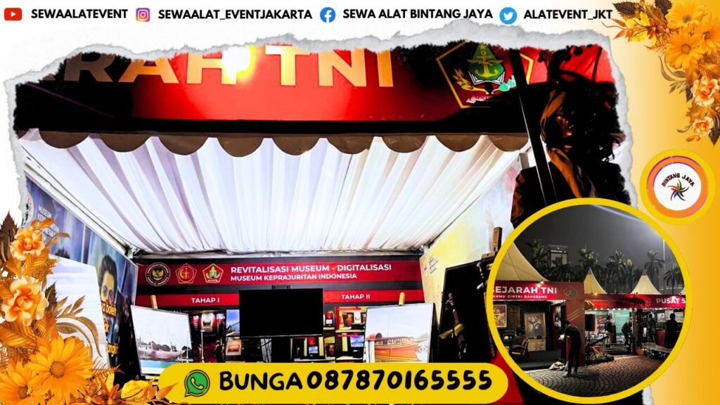 Sewa Tenda Type Sarnafil Kerucut Dan Tirai Background Area Jakarta