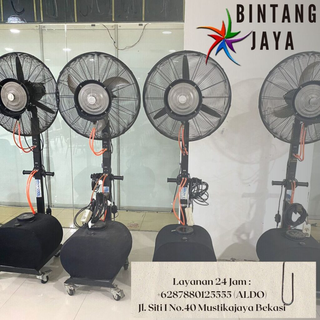 Pusat Sewa Standing Misty Cool Dan Air Cooler Duduk Area Terdekat Jakarta