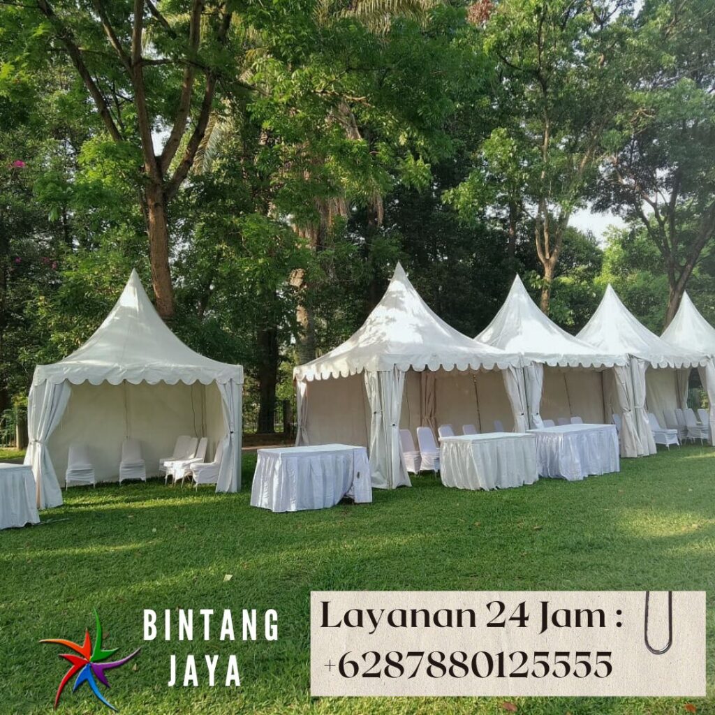 Pusat Sewa Tenda Pameran Atap Kerucut Area Jakarta
