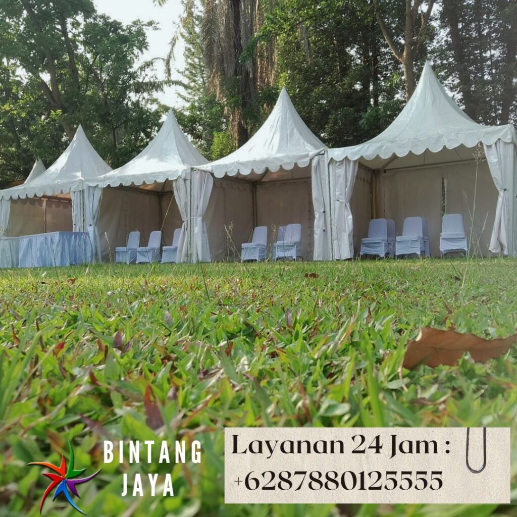Pusat Sewa Tenda Pameran Atap Kerucut Area Jakarta