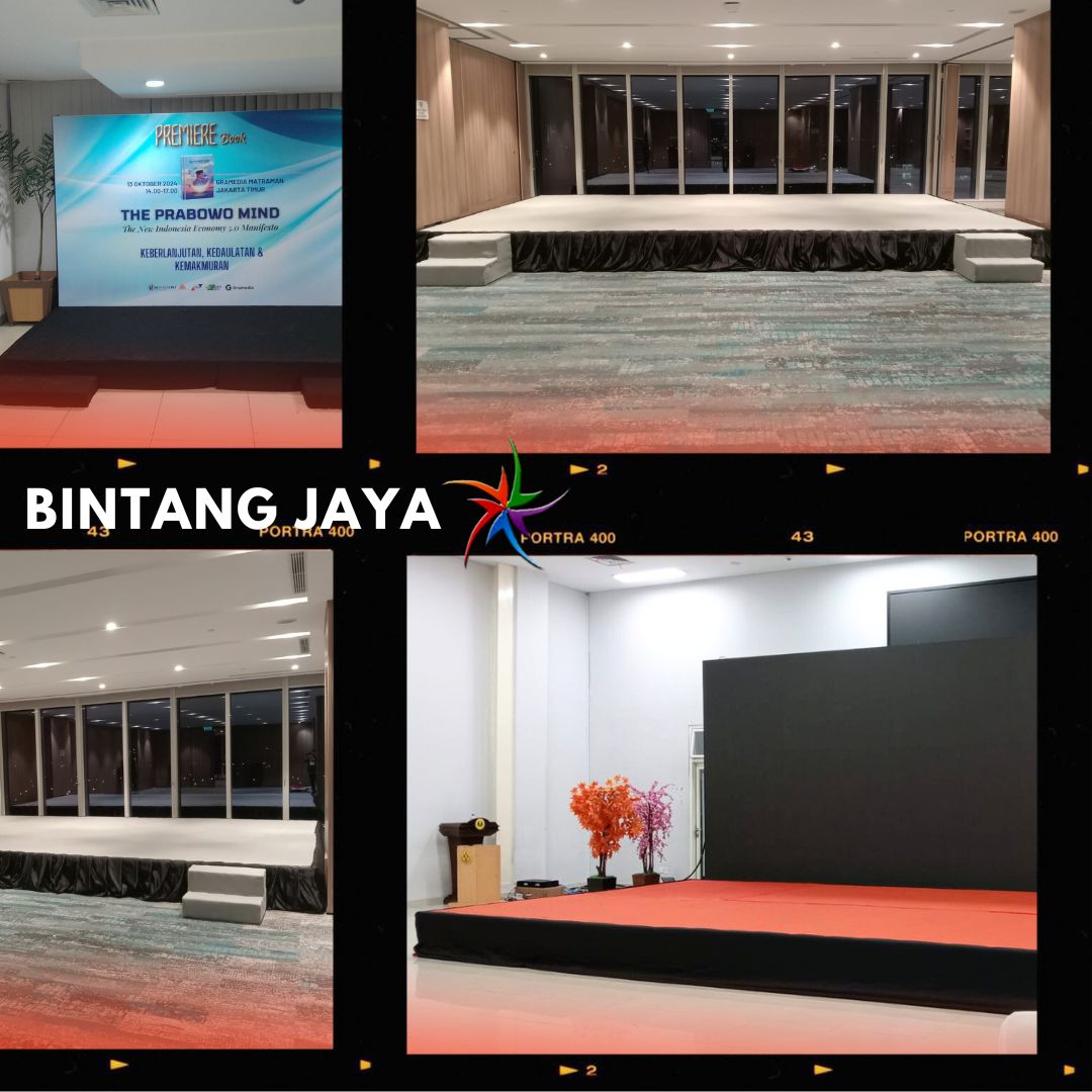 Rental Panggung Indoor Tinggi 50cm Area Rawamangun Jakarta