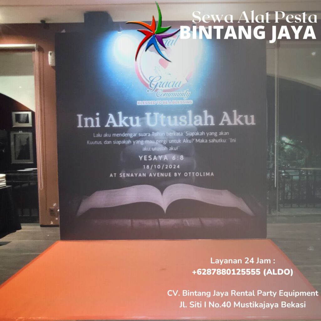 Sewa Karpet Merah Dan Backdrop Area Senayan Jakarta Pusat