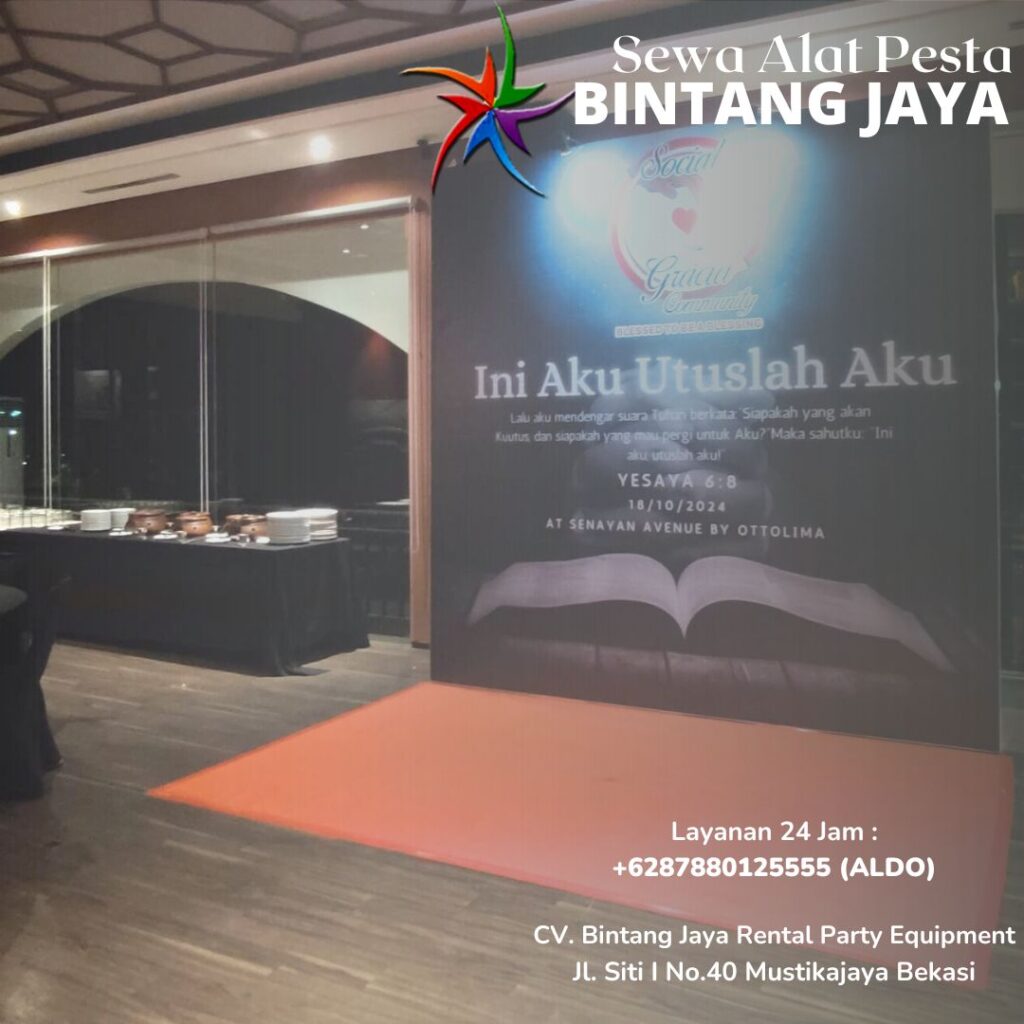 Sewa Karpet Merah Dan Backdrop Area Senayan Jakarta Pusat