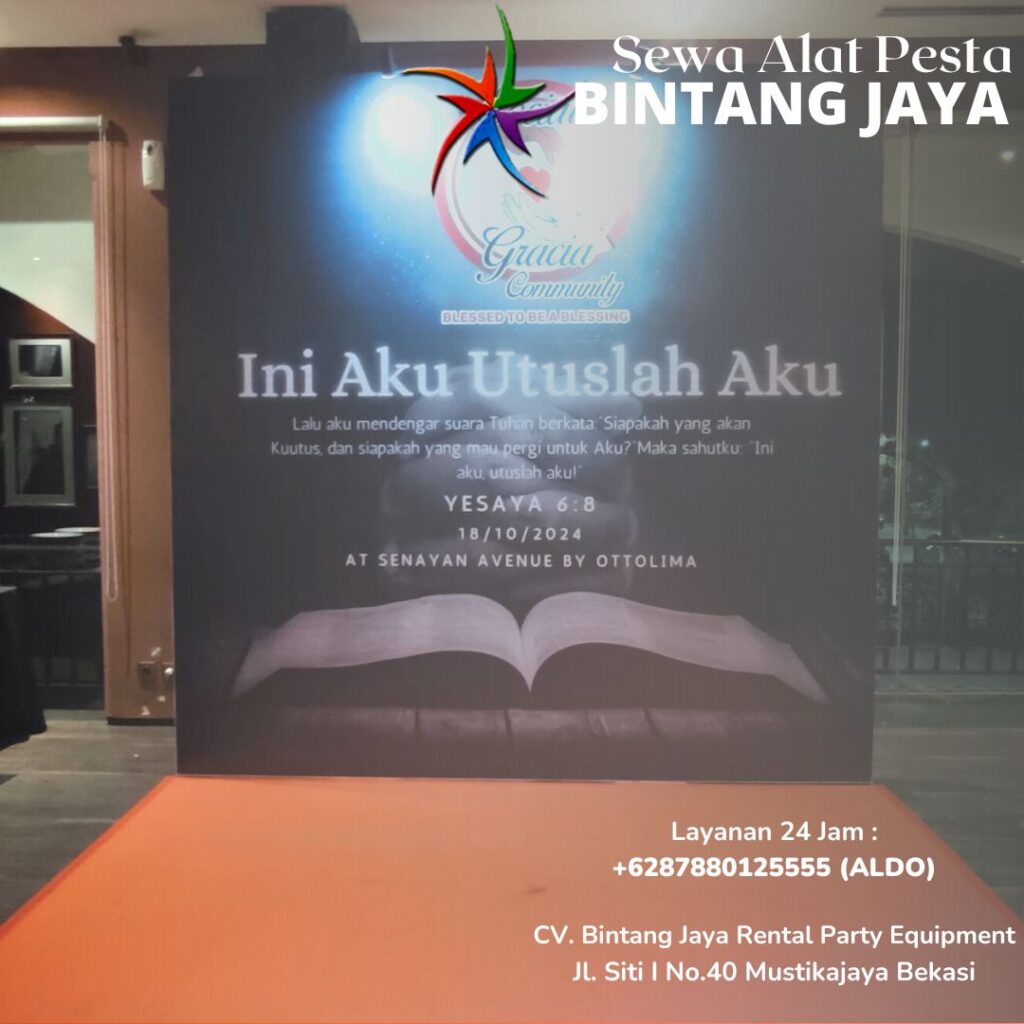 Sewa Karpet Merah Dan Backdrop Area Senayan Jakarta Pusat