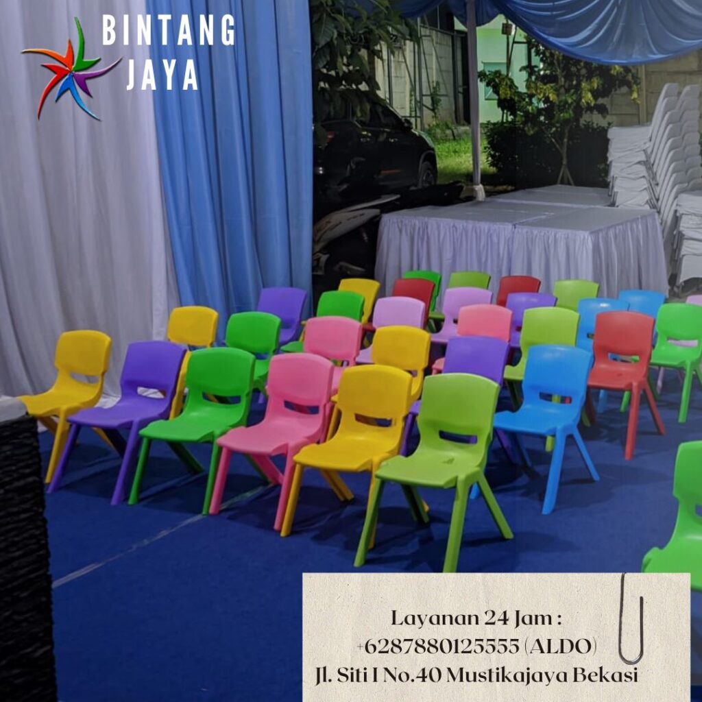 Sewa Kursi Anak Type Warna Warni Ekonomis Jakarta