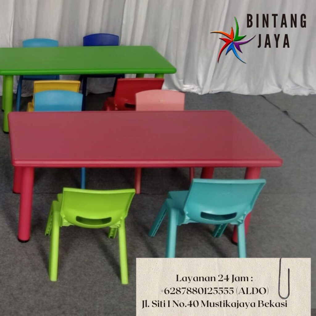 Sewa Kursi Anak Type Warna Warni Ekonomis Jakarta