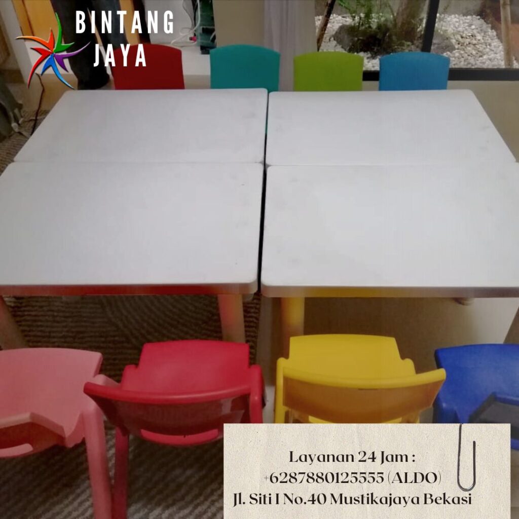 Sewa Kursi Anak Type Warna Warni Ekonomis Jakarta