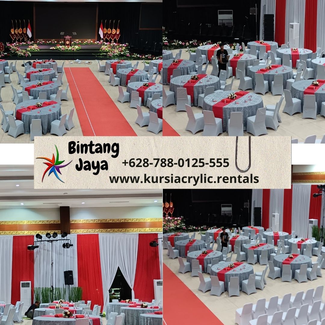 Sewa Meja Jamuan Type Round Table Setting Kursi Melingkar Area Jakarta
