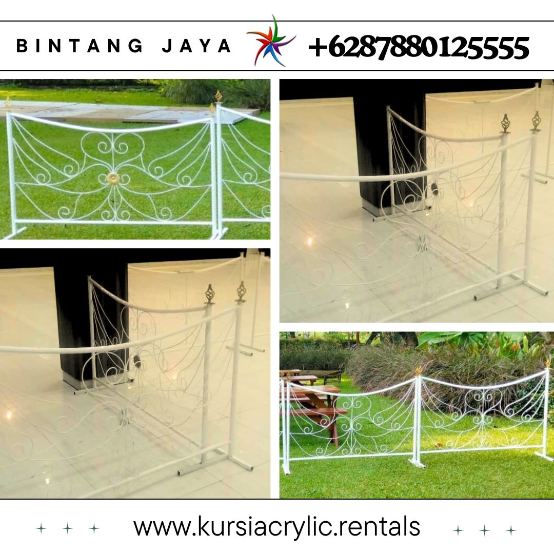 Sewa Pembatas VIP Putih Area Terdekat Jakarta