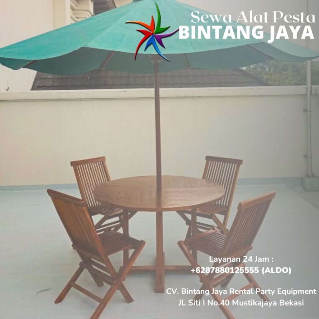 Sewa Tenda Parasol Meja Kursi Outdoor Area Jakarta