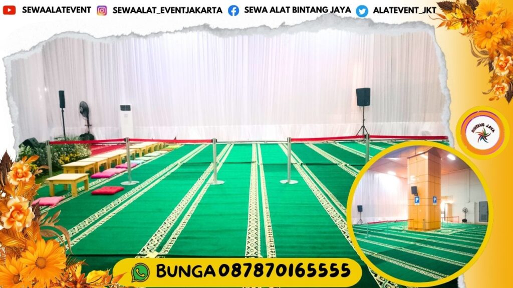 JASA SEWA BLACK CURTAIN DAN KARPET BERSIH WANGI AREA TERDEKAT JAKARTA SIAP PASANG