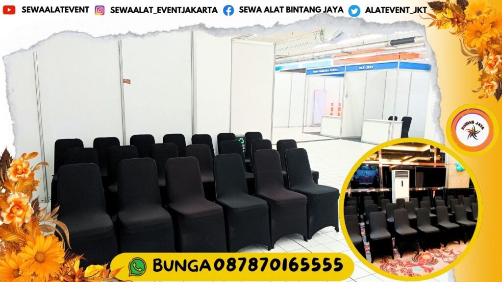 TEMPAT JASA SEWA SARUNG KURSI KAIN HITAM BERSIH DAN WANGI STOK RIBUAN AREA JAKARTA