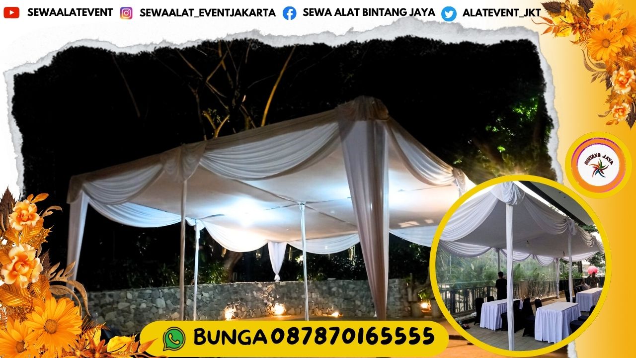 SEWA TENDA PLAFON KONVENSIONAL PEMASANGAN RAPIH DAN CEPAT AREA JAKARTA