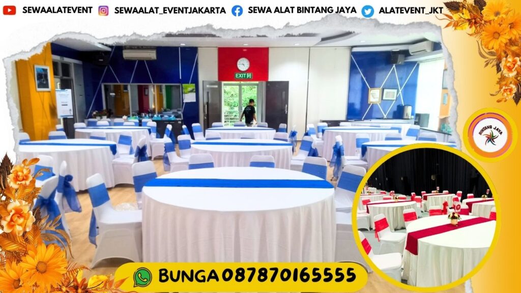 Sewa Meja Jamuan Round Table Dengan Kursi Melingkar Di Jakarta Dan Ciptakan Momen Berkesan