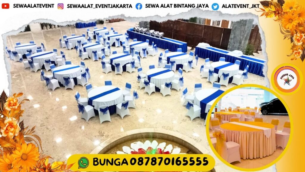Sewa Meja Jamuan Round Table Dengan Kursi Melingkar Di Jakarta Dan Ciptakan Momen Berkesan