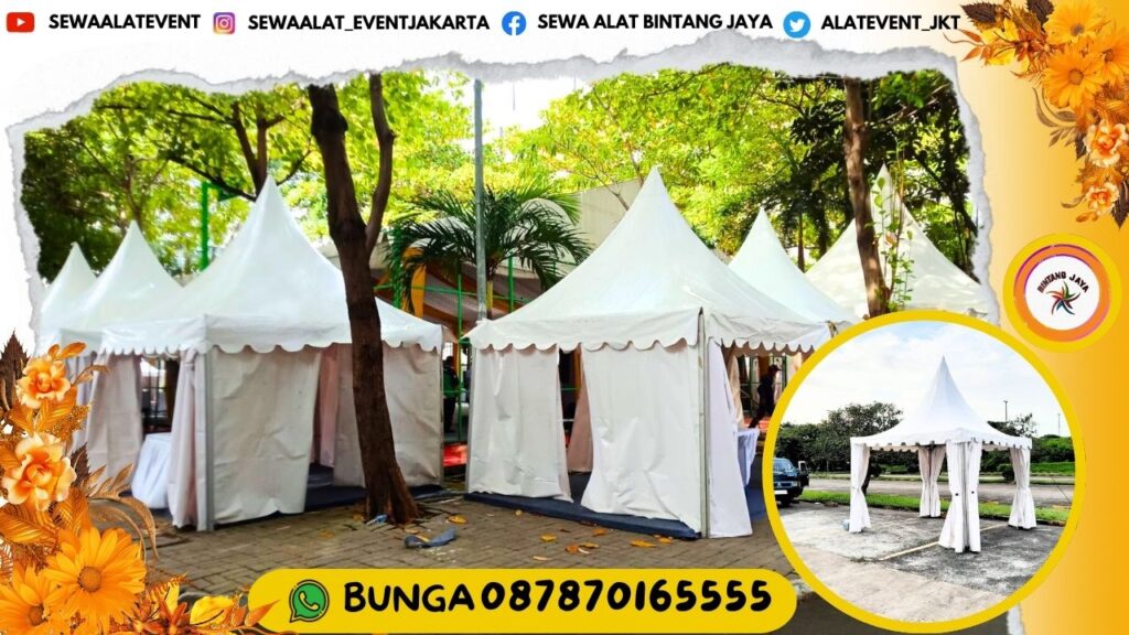 SOLUSI TEPAT SEWA TENDA SARNAFIL EVENT BAZZAR PASAR MALAM AREA JAKARTA