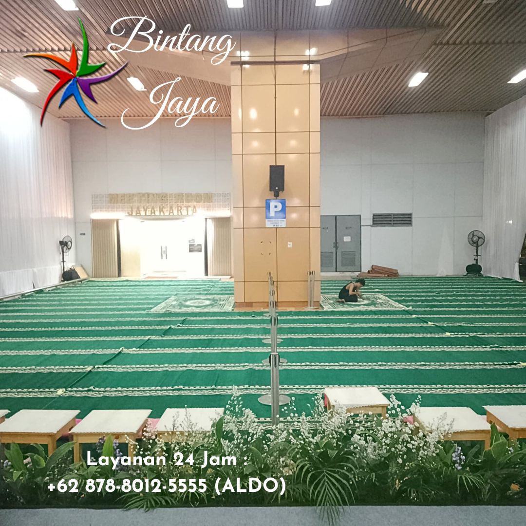 Jasa Sewa Karpet Masjid Hijau Area Jakarta