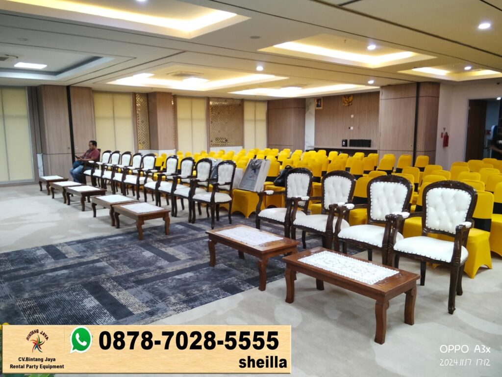 Layanan Sewa Kursi Kayu VIP Kursi Tamu VIP Area Tangerang