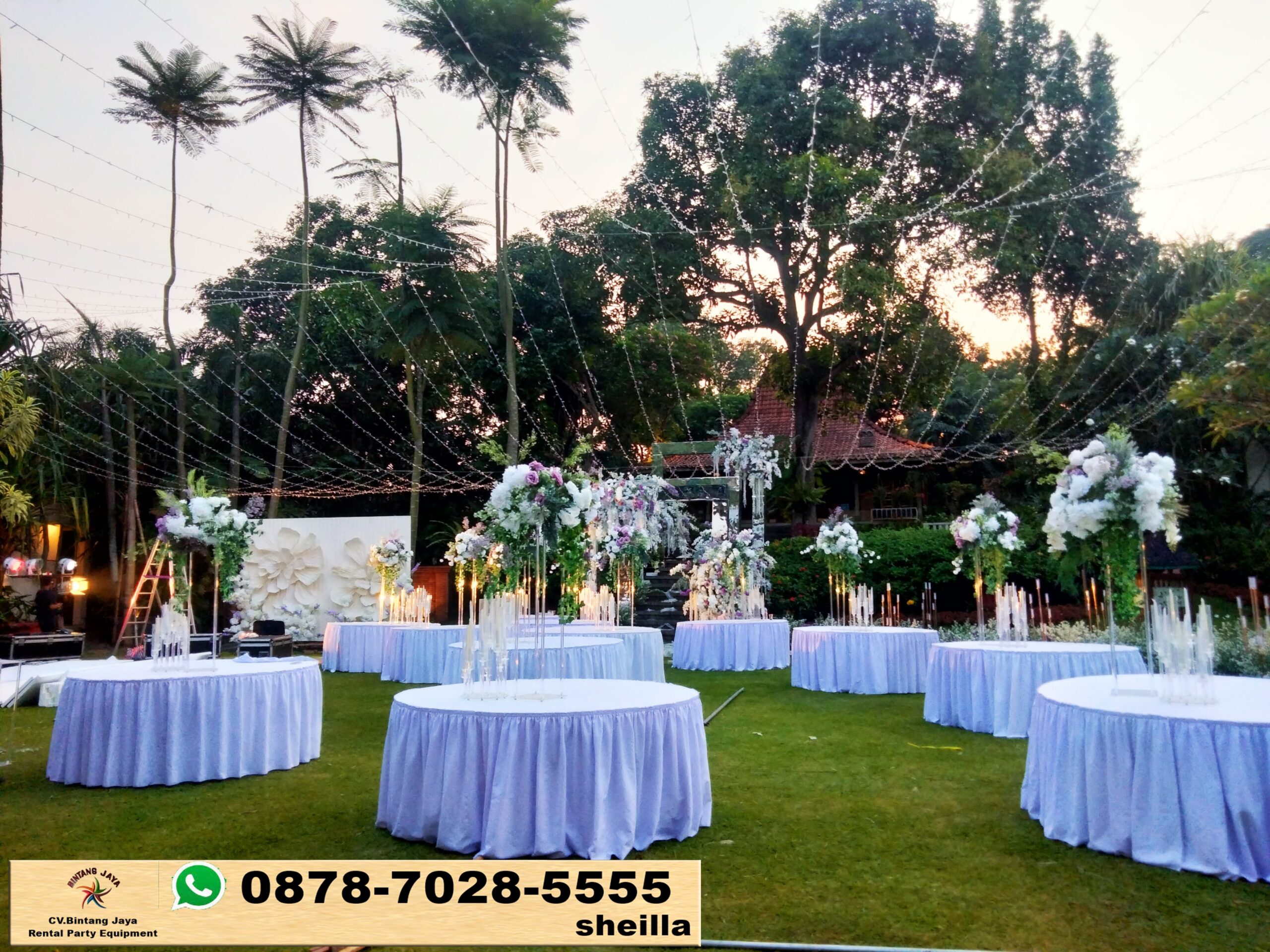 Pusat Sewa Meja Bundar Stok Ribuan Ukuran Beragam Area Jakarta